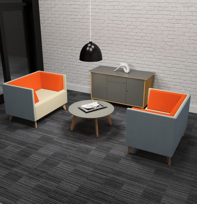 Reception area seating