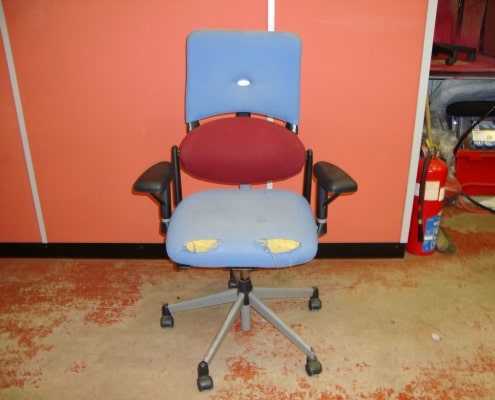 Office chair refurbishment